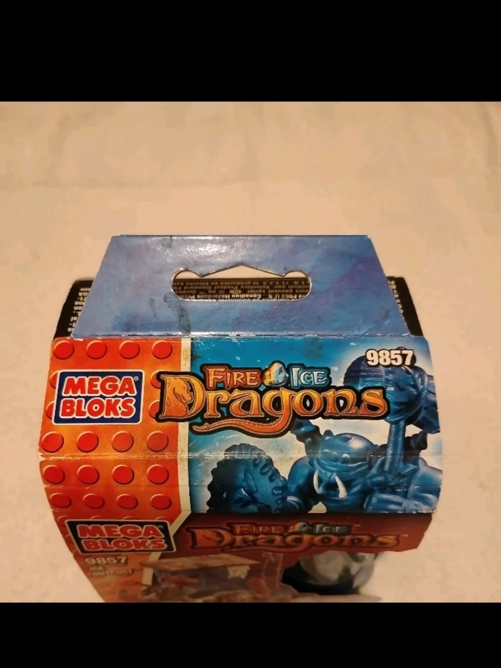 MEGA BLOKS FIRE & ICE DRAGONS 9857 ICE OUTPOST NEW SEALED 2004 RARE